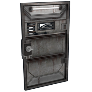 Brutalist Armored Door